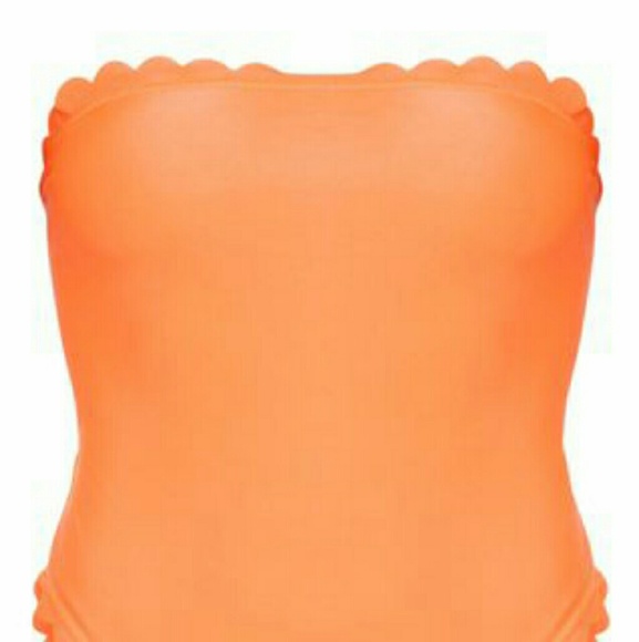 NWT Scalloped Edge One Piece Swimsuit US Size 10 - Picture 4 of 5